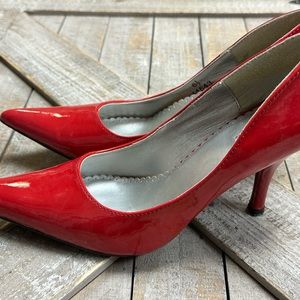 Red High Heels Size 6.5